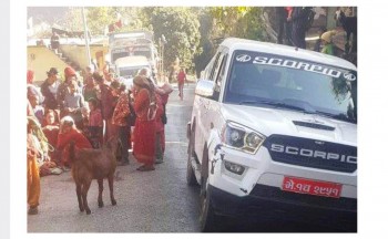 बैतडीमा स्कारपियोको ठक्करबाट एक महिला घाइते 